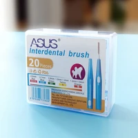 interdental brush retractable interdental brush orthodontics braces cleaning orthodontic toothbrush teeth brush 20pcsbox