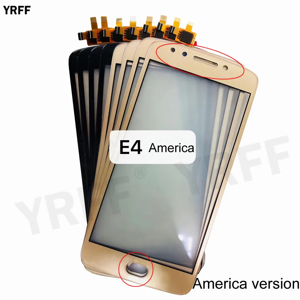 

For Motorola Moto E4 XT1766 XT1763 Europe/America/Brazil version Touch Screen Digitizer Sensor Glass Panel Replacement