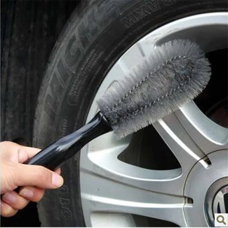 Щетка для автомобильных колес, щетка для чистки шин, инструмент, скребок для автомобильных ободов, очистка автомобиля, щетка для автомобиль...