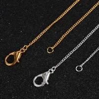 12pcslot 45cm 1 3mm curb link chains necklace for women jewelry making necklace chains findings