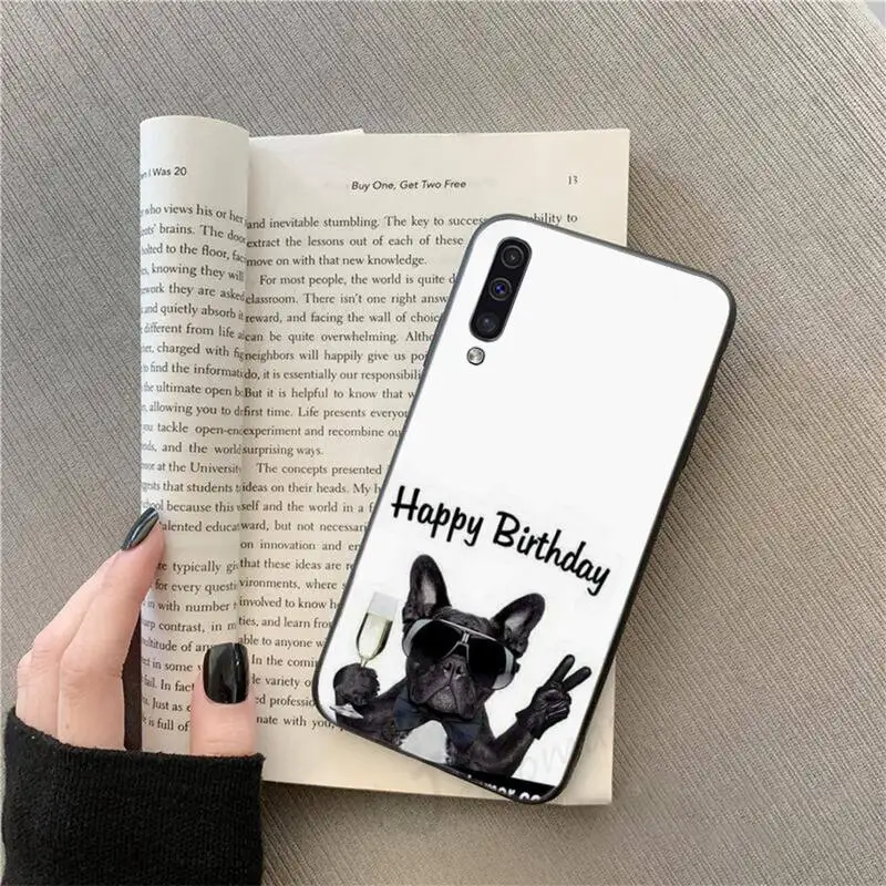 

Pug Bulldog animal cute Phone Case For Samsung galaxy S 9 10 20 A 10 21 30 31 40 50 51 71 s note 20 j 4 2018 plus