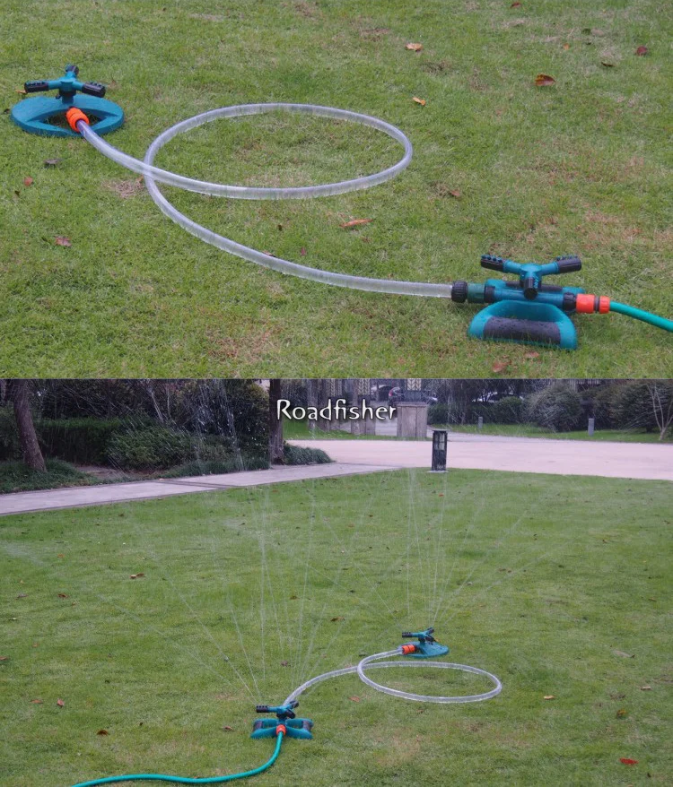 Автоматические разбрызгиватели для полива травы газона Roadfisher 360 дюйма