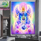 Алмазная живопись 5d полная дрель квадратная круглая Фэнтези магия, ангел, Цветочная фея Алмазная вышивка украшение аксессуары для мозаики