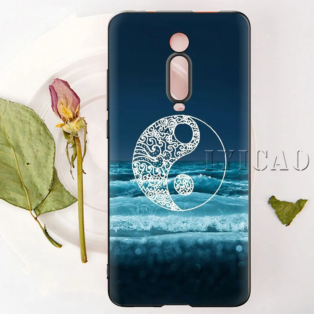 IYICAO Инь Ян китайский Мягкий силиконовый чехол для Redmi Note 5 6 7 8 Pro 5A Prime 7A K20 Go TPU
