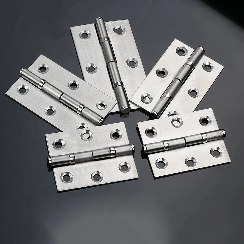 6 шт. аппаратные средства Нержавеющая сталь дверные петли разъем с выдвижными