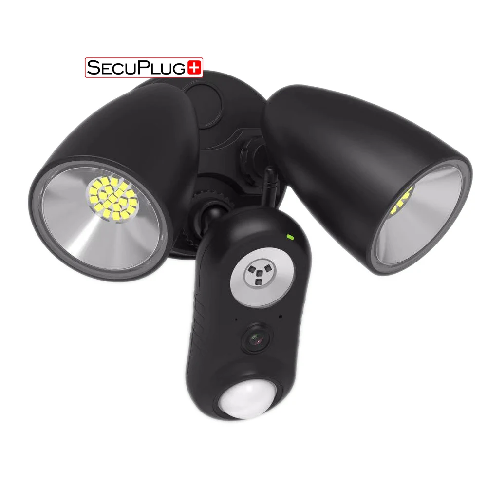 FREECAM AI прожектор безопасности с датчиком движения HD-камера сигнализацией черный |