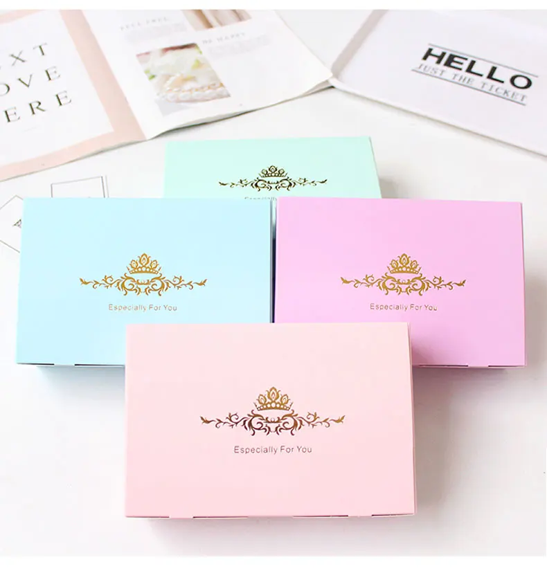 

200pcs Pure color,Hot gold wedding party gift box,biscuit,moon cake,cake packing box,a variety of colors optional 18x12x4.5cm