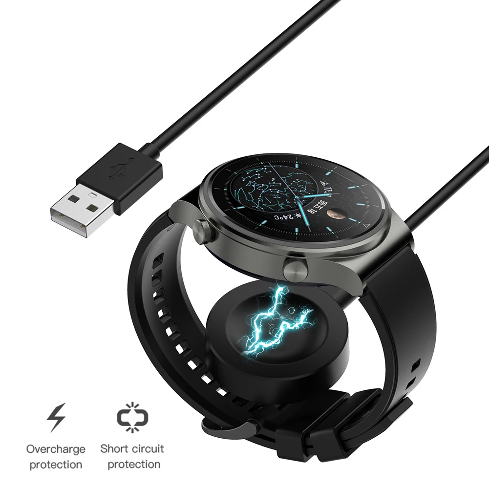 Зарядный кабель для Huawei Watch 3 Pro GT 2 ECG сменный беспроводной док-станционный