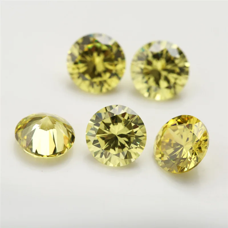 

500pcs/bag Synthetic CZ Stones Price Round Brilliant Diamonds Cut Cubic Zirconia Loose Gemstone