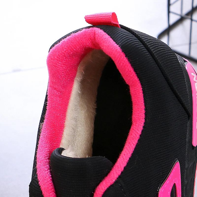 Дизайнерская модная роскошная женская обувь зимняя на платформе со шнуровкой