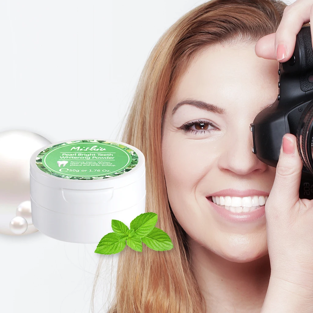

50g/Box Teeth Cleaning Whitening Powder for Adults Daily Use