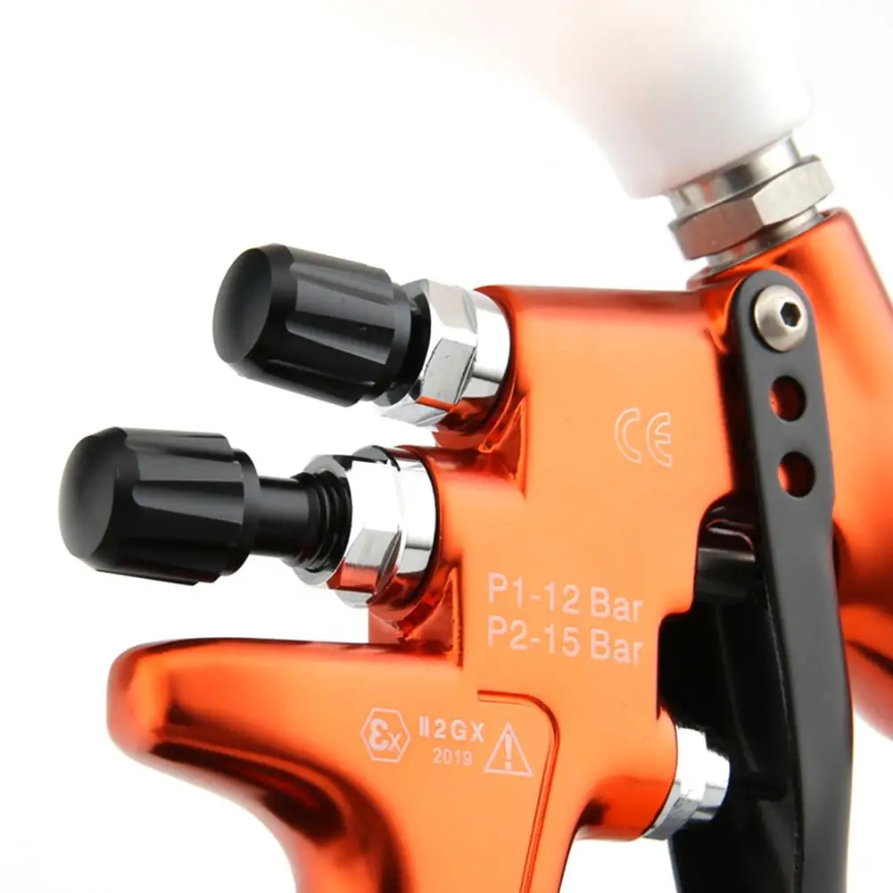 

1.3mm Nozzle HVLP High Atomizing Spray Gun Excellent Aluminium AlloyAirbrush Gravity Feeding Oxygen Gun Anodic Oxidation
