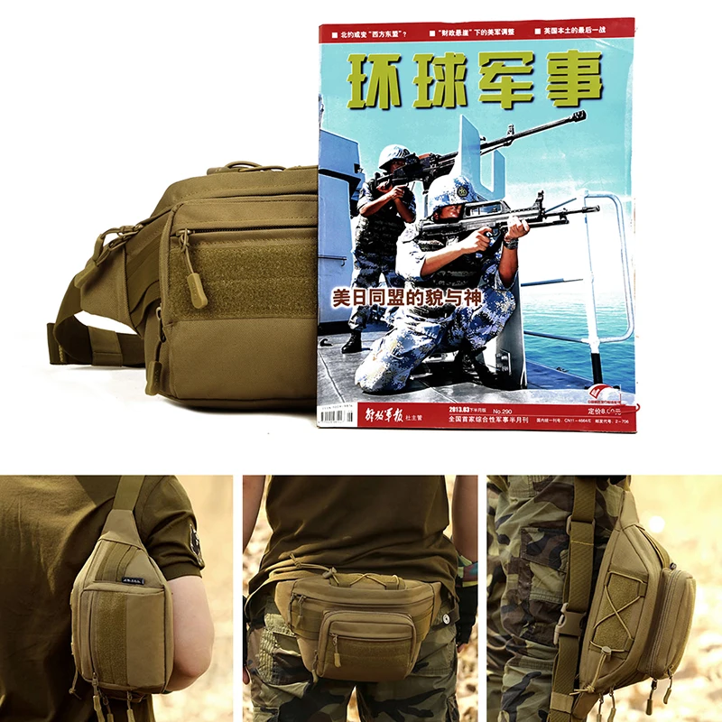 Тактическая поясная Сумка Molle для мужчин уличная Водонепроницаемая камуфляжная