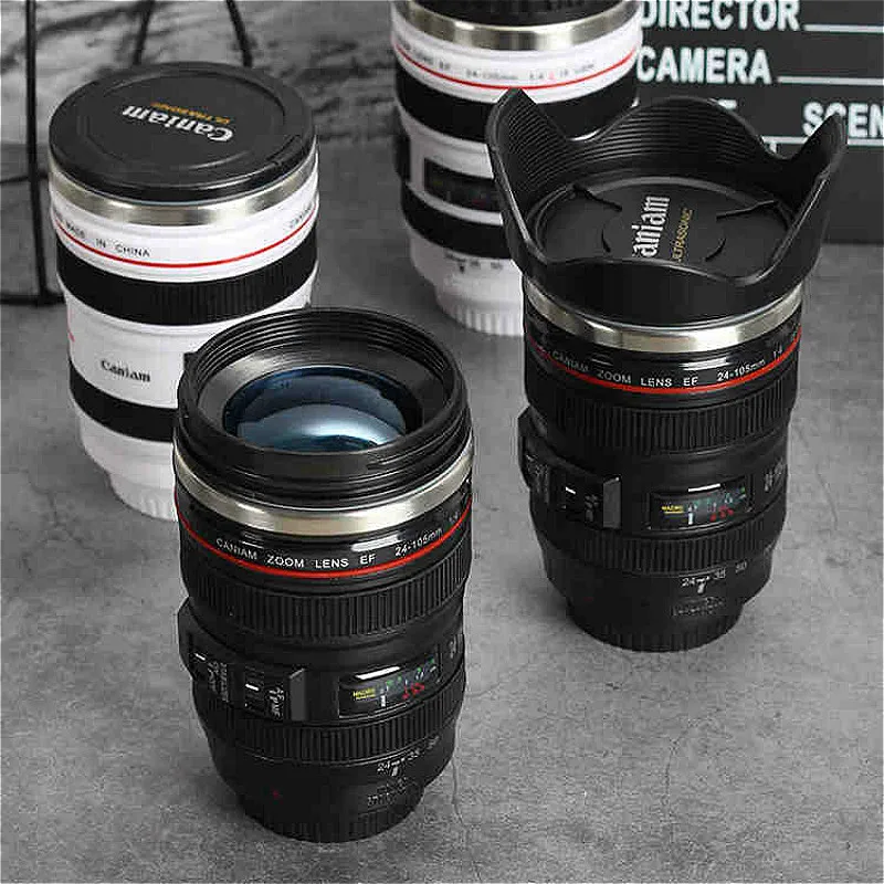 Креативные кружки с объективом SLR кружка для кофе крышкой объектива камеры