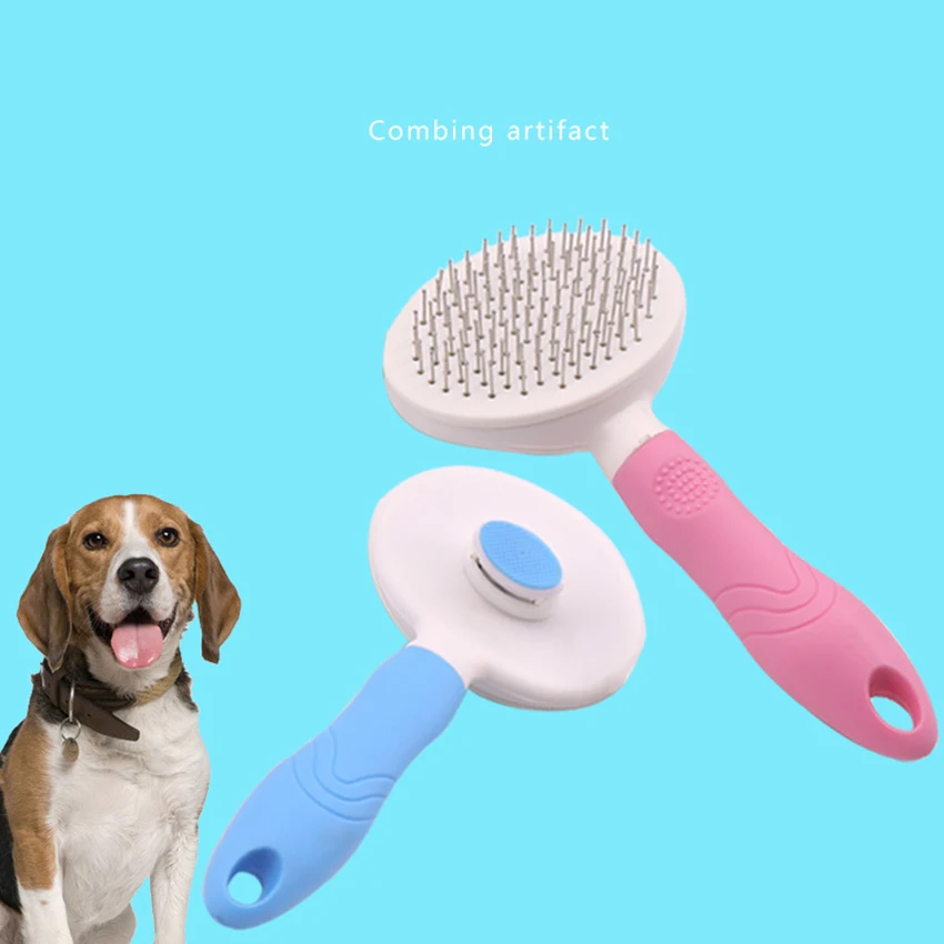 

Dog Cat Grooming Brush Detachable Pet Deshedding Brush Pet Massage Combs for Pet Sheeding Cleaning Tools Dogs Cats