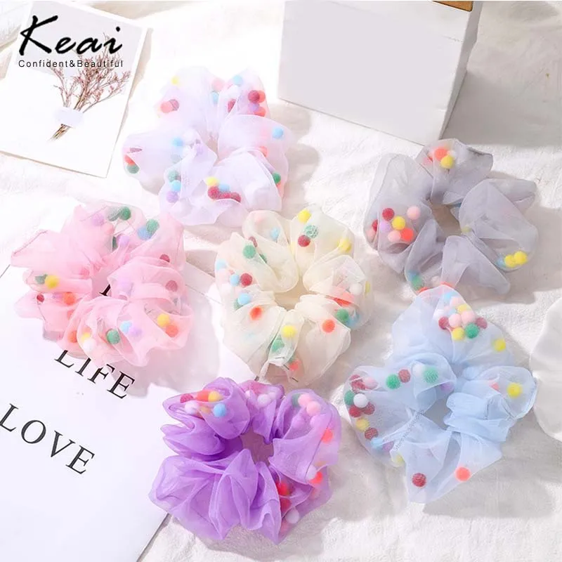 

New Dot Rubber Bands for Hair Elastic Band Scrunchies Gum for Hair Girls Accessories Women 2020 Headbands Hair decoration