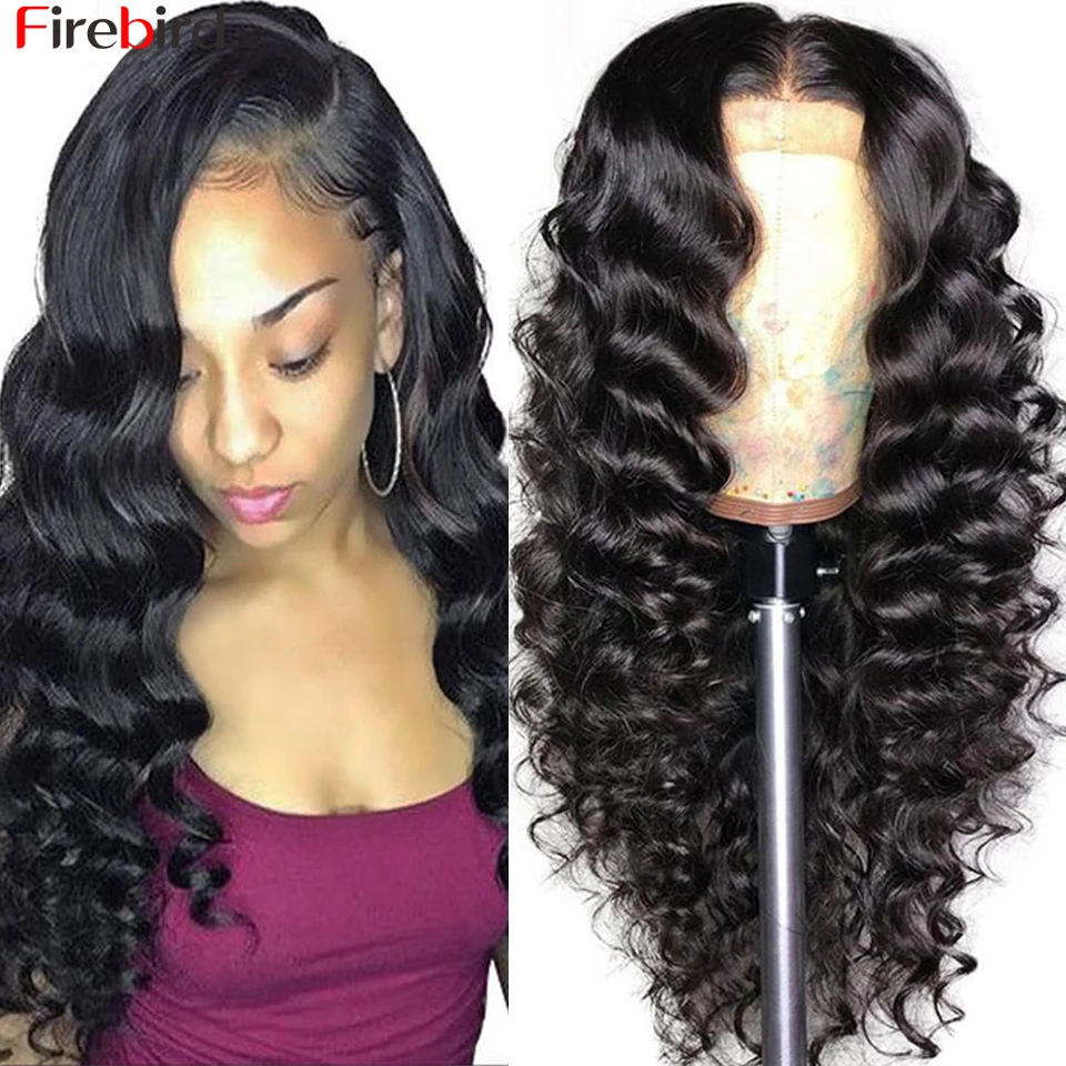 

Cheap 30 inch Loose Deep Wave Wig Transparent Lace Frontal Wigs Brazilian Loose Deep Wave Lace Front Wig Human Hair Pre Plucked