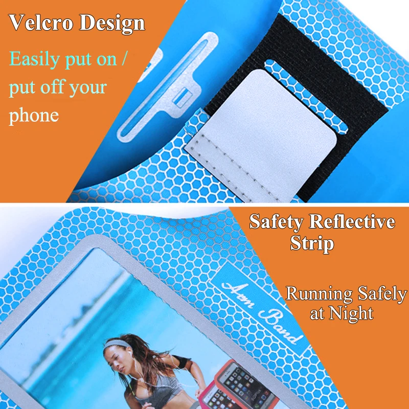 Спортивный ультра-светильник для бега чехол с повязкой на руку Blu Studio G2 HD / Vivo 6 Energy