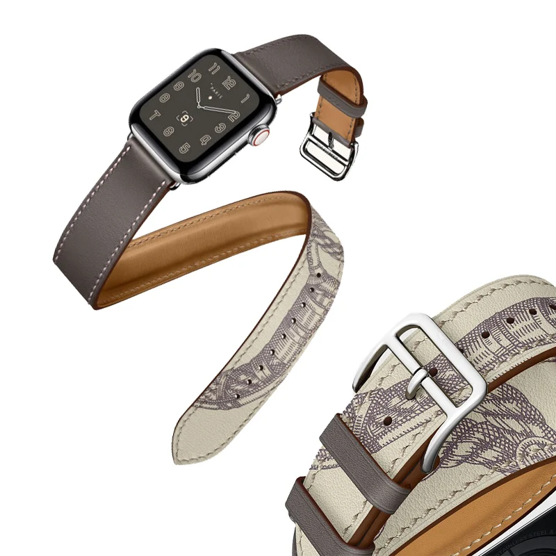 Кожаный ремешок для Apple Watch Series 6 5 4 40 мм 44 SE Band Браслет iWatch 38 42 3 2|Ремешки часов| |