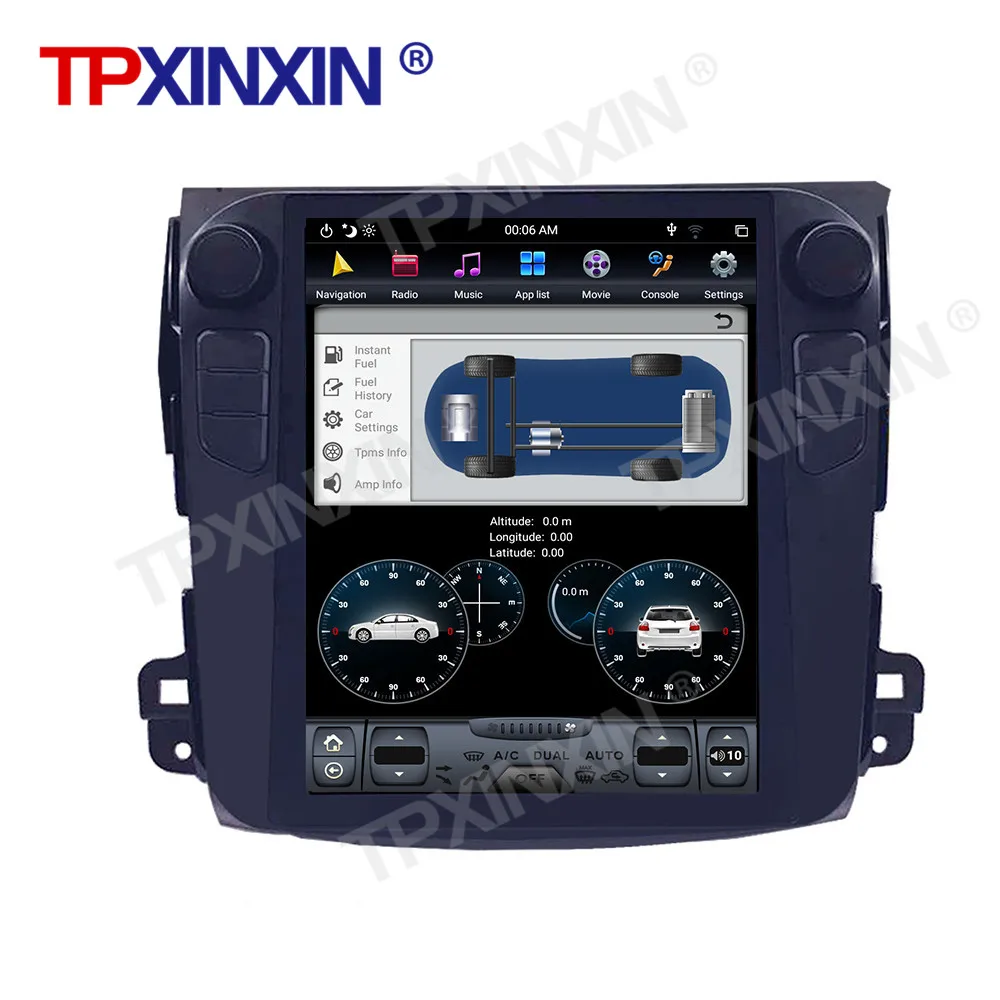 Android 10 4G + 128G DSP для Mitsubishi Outlander 2006 - 2012 ISP сенсорный экран автомобильный