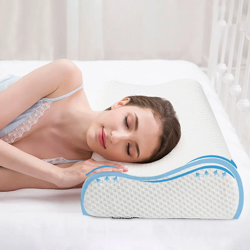 

Power of Nature Neck Pillow Cushion Bolster Support Memory Foam for Head Neck Spine Lumbar Traction Home Textile Comfor Pillow