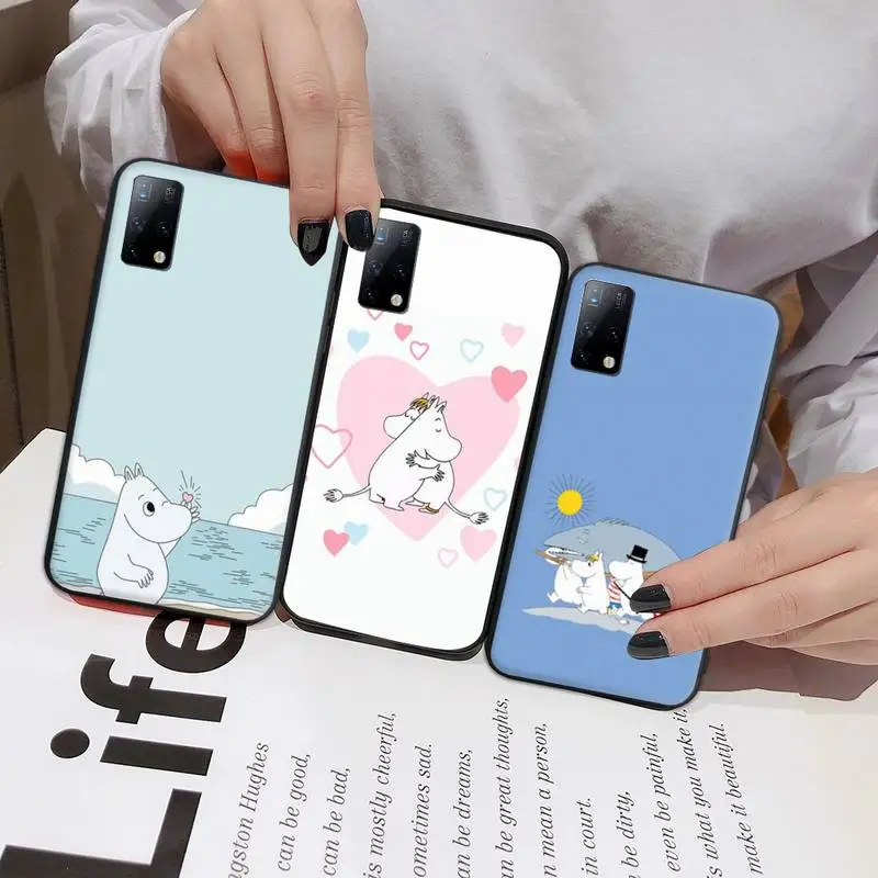 

Moomintroll Cartoon Cute moomines Phone Case for Huawei Y7 Y9 Y6 Y5 Y8 Y8S Y8P nove 3 4 5 6 7 pro 2018 2019 5g se Fundas cover