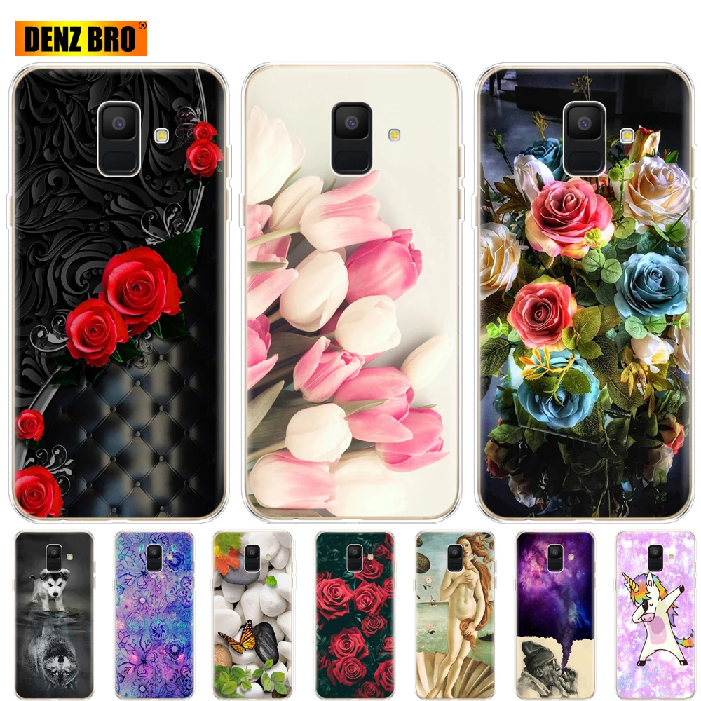 Чехол для Samsung Galaxy A6 2018 с двумя SIM-картами SM A600 A600F samsung plus A605 A605F защитный бампер |