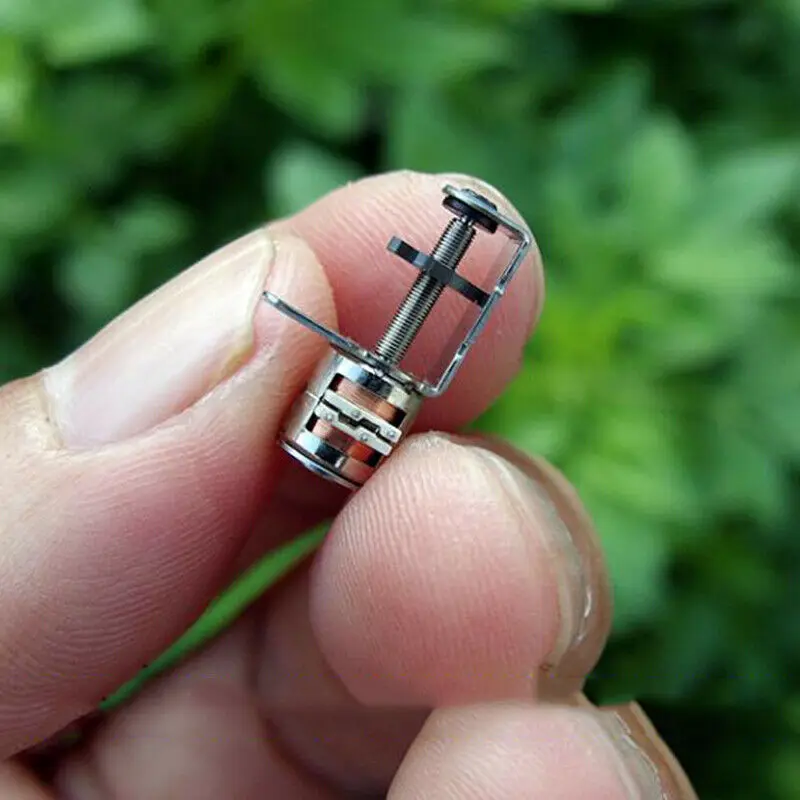 5 шт. микро 6 мм 2-фазный 4-проводной Электрический шаговый двигатель мини точный