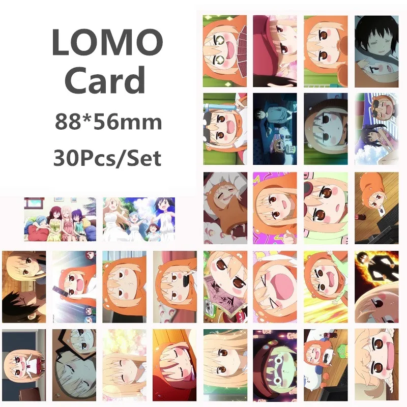 30 листов/комплект аниме Himouto Umaru chan LOMO Card мини Открытка открытка Kawaii Канцтовары