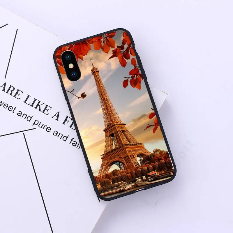 

Famous paris Eiffel para high quality Phone Case for iPhone 11 12 pro XS MAX 8 7 6 6S Plus X 5S SE 2020 XR