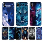 Для Wiko Lenny 5 4 3 Jerry 4 Harry 2 Sunny 3 Plus View 2 Go 3 pro 3lite XL Y60 Y80 Мягкие силиконовые чехлы для телефонов из ТПУ с волком