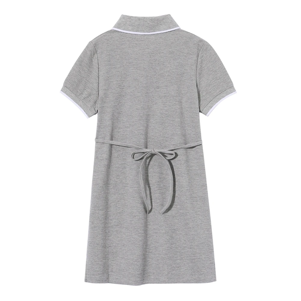 

Baywell Family matching outfits Mother-Daughter Dress Polo T shirt Dress Parent-Child Matching clothes Family look