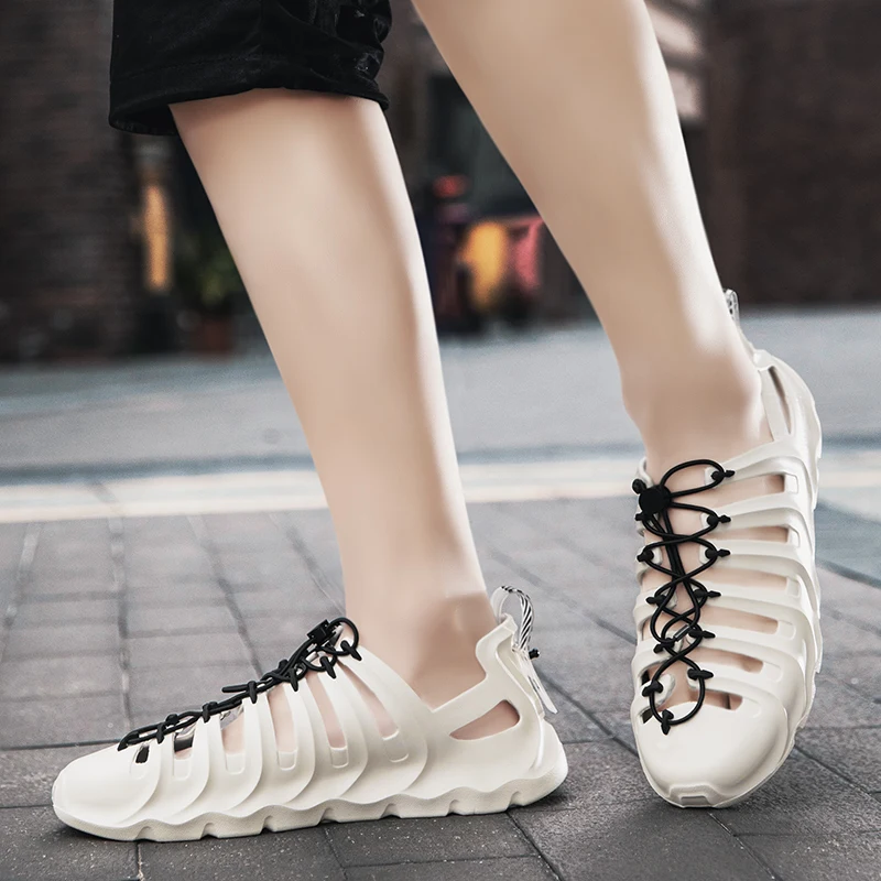

Sandals Leather Sandals Men Summer Sandels For Mens Outdoor Leather Men's Fashion Male Sandal Beach Man Sports Trekking