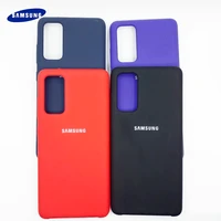 samsung s10 plus case s21 ultra liquid silica gel galaxy s20 fe touch back protective shell silk for note 20 s9 s8 cell phone s9