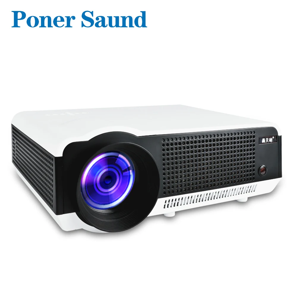 Светодиодный проектор Poner Saund 86 Вт 1280X800p поддержка Full HD 1080P Android 6 0 Wi Fi домашний