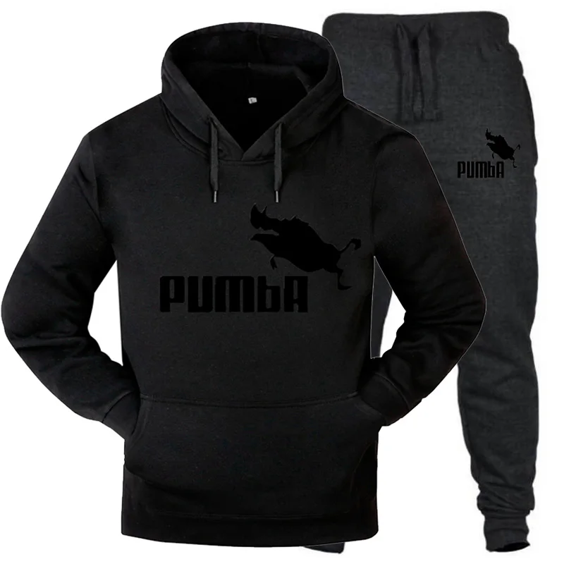 men 2pcs Sport Sets Women Winter Autumn Tracksuit Long Sleeve Hoodie Top+Sweatpants Men Outfits Running Suit Sportswear - Цвет: 7
