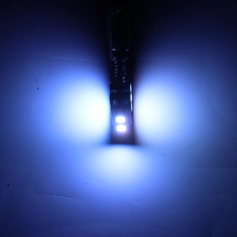 

1 Set 12V T10 W5W 3535 10SMD LED Marker Lamp RF Brilliant Colorful RGB Car Position Light with Remote Control For Car Lighting