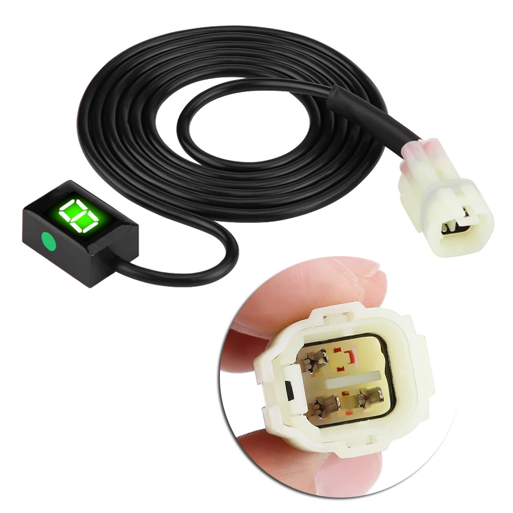 Черный пластиковый кронштейн ECU 6 Скоростной индикатор шестерни для Kawasaki Versys650 1000