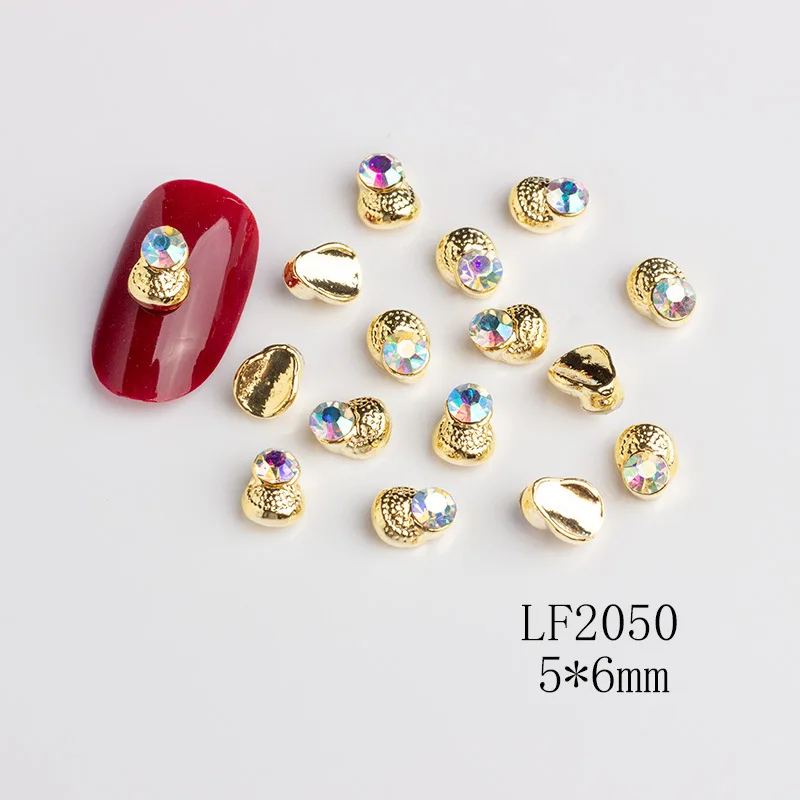 

5Pcs/pack Luxury Crystal AB Rhinestones Alloy Zircon Nail Art Decoration 3D Diamond Jewelry Gems Ornament Accessories