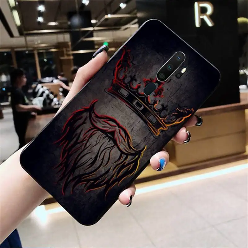 

LJHYDFCNB King Gueen Phone Case For Oppo Reno2 Z 2Z Realme5 6 Pro R9 11 Plus 15 17 Pro