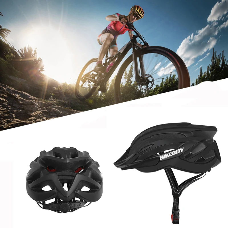 

Bikeboy Bicycle Ultralight Helmet Bike Crash Safe Helmet In-molded Cycling Helmet Mtb Motorcycle Ski Construction Helmet Unisex