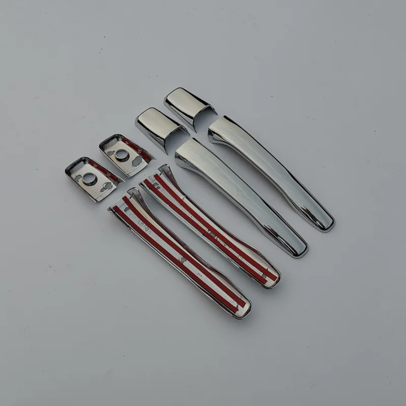 For Mitsubishi Lancer Mirage Evolution 7 8 9 2002 2003 2004 2005 2006 New ABS Chrome Carbon Fiber BlackDoor Handle Cover Trim | Автомобили