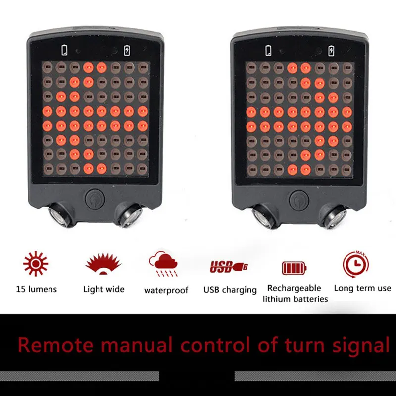 Фара велосипедная светодиодная с дистанционным управлением беспроводной сигнал