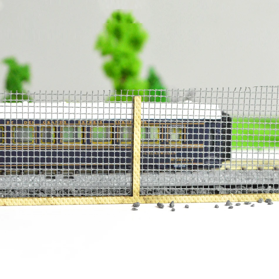 

HO 1/87 Scale Train Model Building Scenery Sand Railroad Railing Train Fence Guardrail for Diorama Architecture Railway Scene