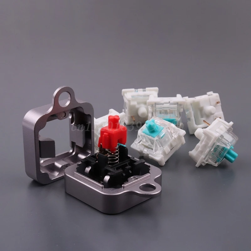 

2 in 1 Mechanical Keyboard CNC Metal Switch Opener Shaft Opener for Kailh Cherry Gateron Switch Tester