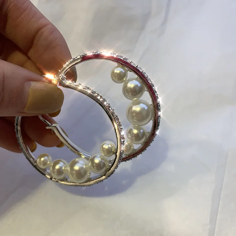 Новинка 2020 стильные модные элегантные серьги в южнокорейском стиле с жемчугом