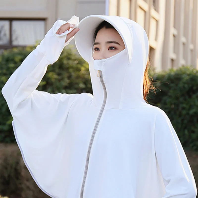 

GOOHOJIO 2021 Summer New Anti-UV Sun Protection Clothing Women Outdoor Cool Clothing Blouse Ladies Breathable Outdoor Female Top