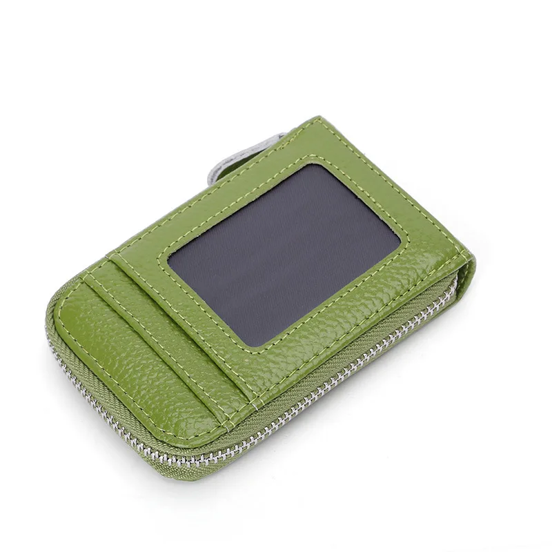

Маленький портативный прозрачный чехол с окошком для кредитных карт, держатель для наличных из натуральной коровьей кожи, чехол для удосто...