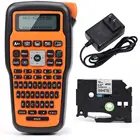 Принтер E1000 PRO для печати этикеток, совместимый с P-Touch TZe-231 TZ131 QWERTY клавиатура, несколько символов, штрих-код, промышленная печать