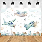 MEHOFOTO мультфильм фон для фотографии праздничный фон для фотосъемки на день рождения самолет баннер для мальчиков облако и небо виниловый тканевый фон для фотостудии